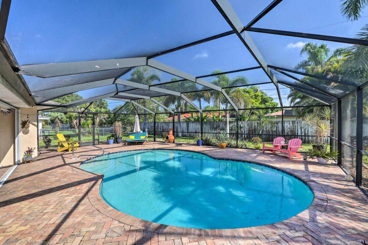 Private Pool And Covered Patio Cape Coral Haven! Bagian luar foto